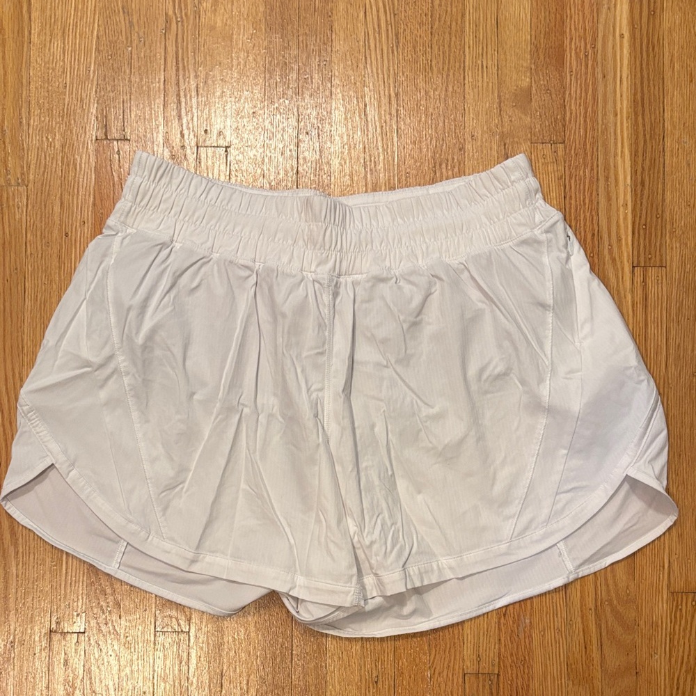 Lululemon Athletica White Athletic Shorts